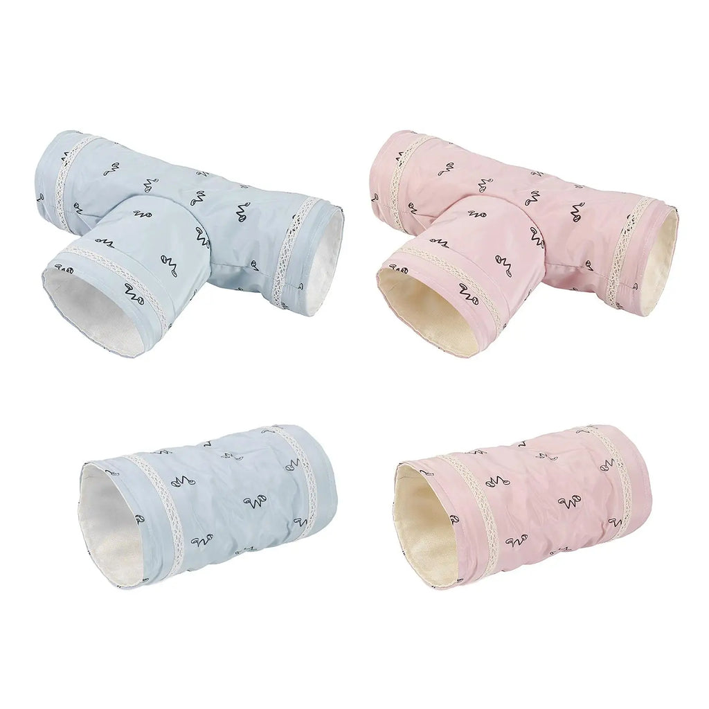 Mini Hamster Guinea Pig Tunnel 2-Way/3-Way Toy Pet Cages Hedgehog Tube House Cave Small Animals Rat Mouse Toy Pet Supplies