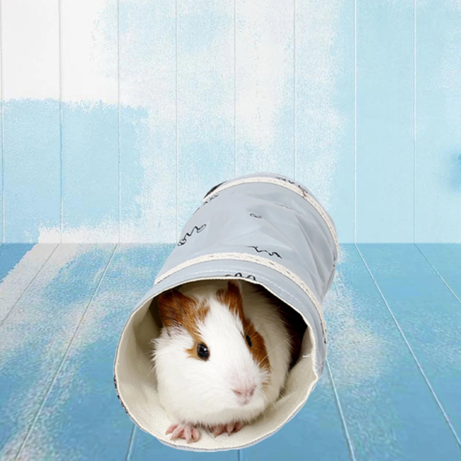 Mini Hamster Guinea Pig Tunnel 2-Way/3-Way Toy Pet Cages Hedgehog Tube House Cave Small Animals Rat Mouse Toy Pet Supplies