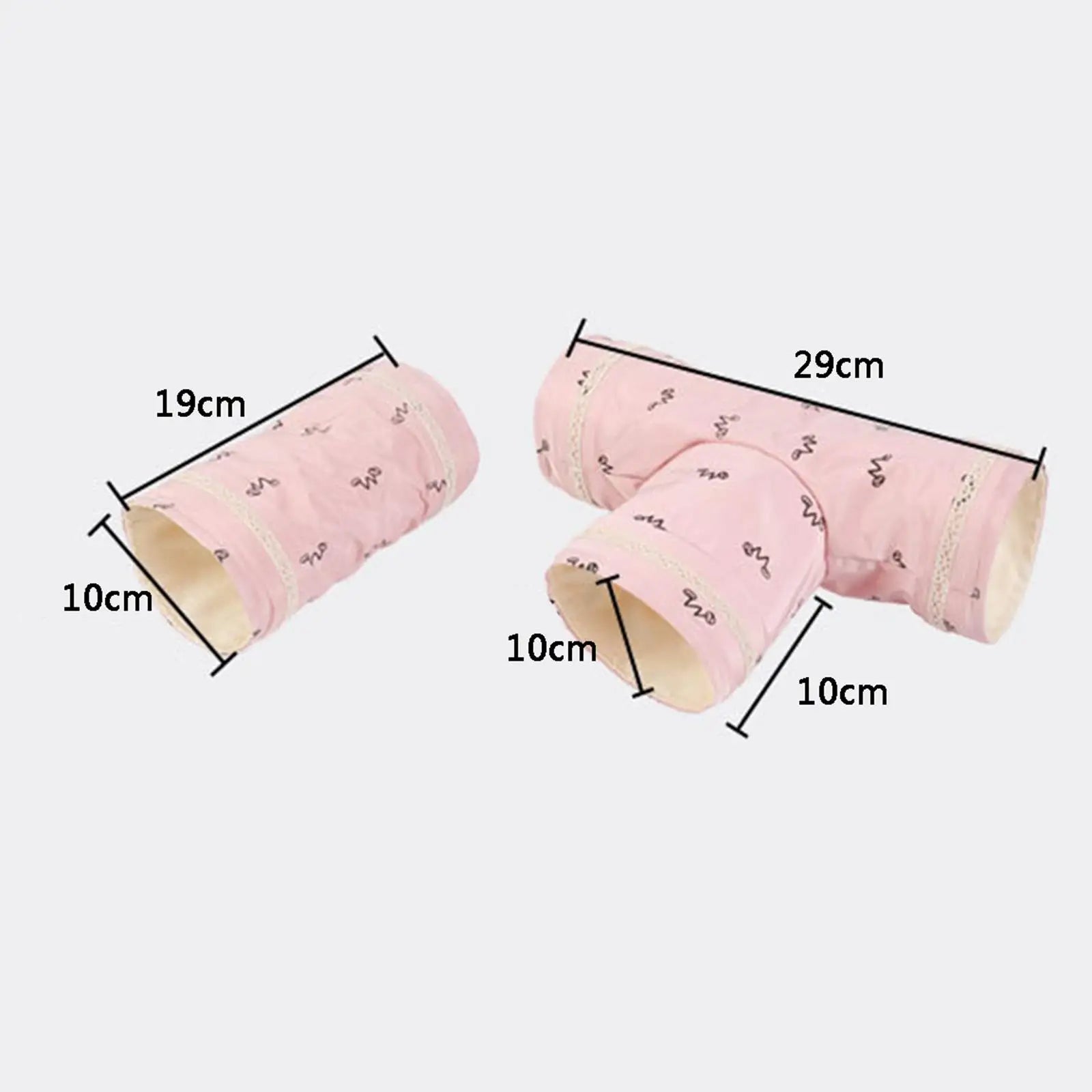 Mini Hamster Guinea Pig Tunnel 2-Way/3-Way Toy Pet Cages Hedgehog Tube House Cave Small Animals Rat Mouse Toy Pet Supplies