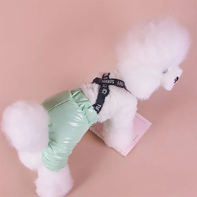 Newest Pet Dog Pants for Small Medium Dogs York Terrier Bulldog Overalls Winter Warm Puppy Mascotas Jumpsuit Kombinezon Dla Psa