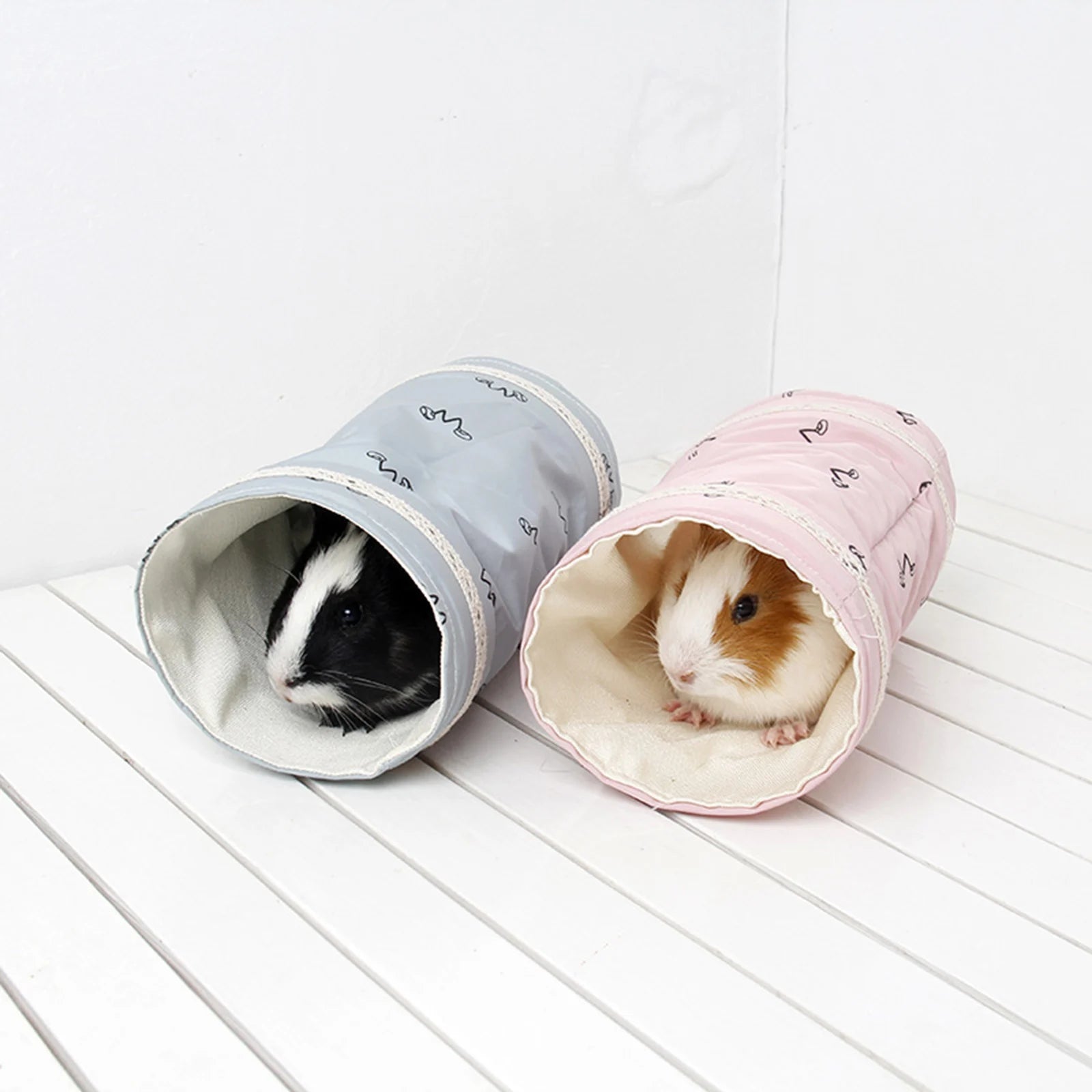 Mini Hamster Guinea Pig Tunnel 2-Way/3-Way Toy Pet Cages Hedgehog Tube House Cave Small Animals Rat Mouse Toy Pet Supplies